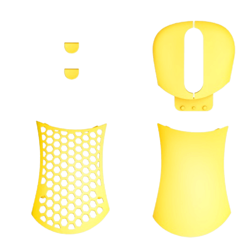 PWNAGE Ultra Custom Extra Cover Set Ergonomic (Yellow) (ECS-E-Y) - DataBlitz