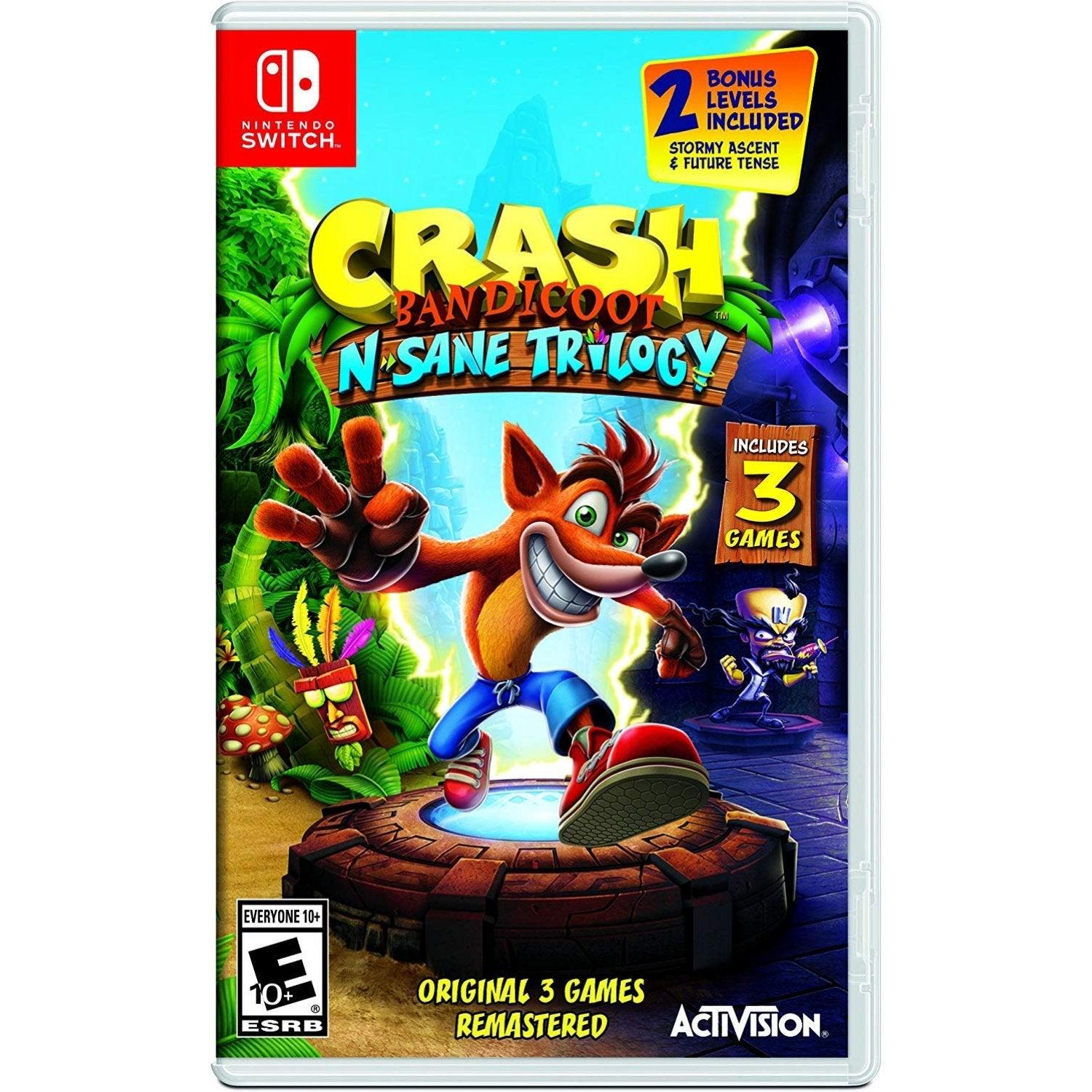Nintendo Switch Crash Bandicoot N. Sane Trilogy (With 2 Bonus Levels Included)