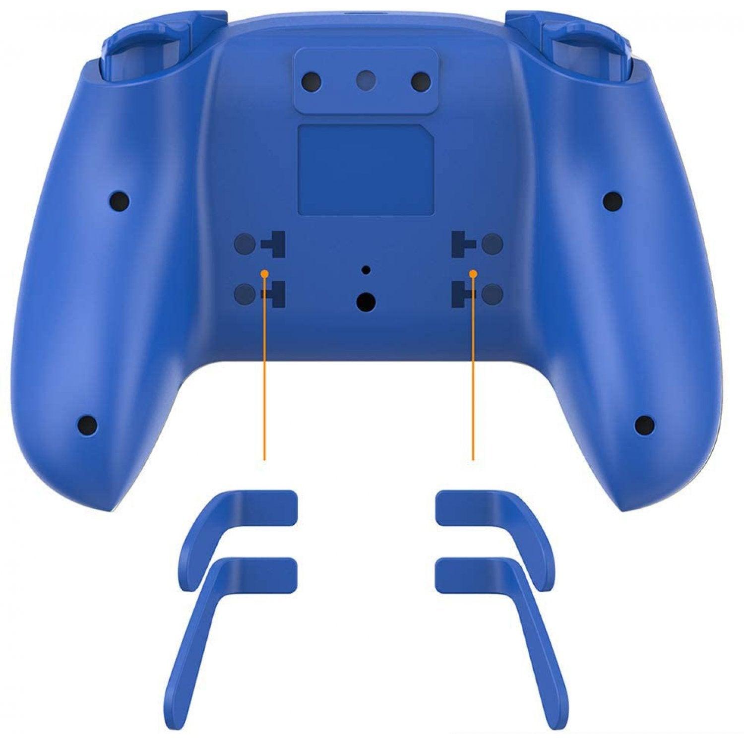CYBER NSW GYRO WIRELESS CONTROLLER PRO FOR NINTENDO SWITCH (WHITE X BLUE) - DataBlitz