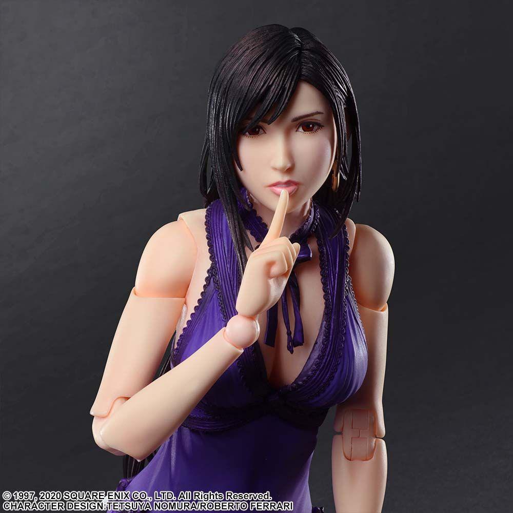 Final Fantasy VII Remake Play Arts Kai Action Tifa Lockhart Dress Ver. - DataBlitz