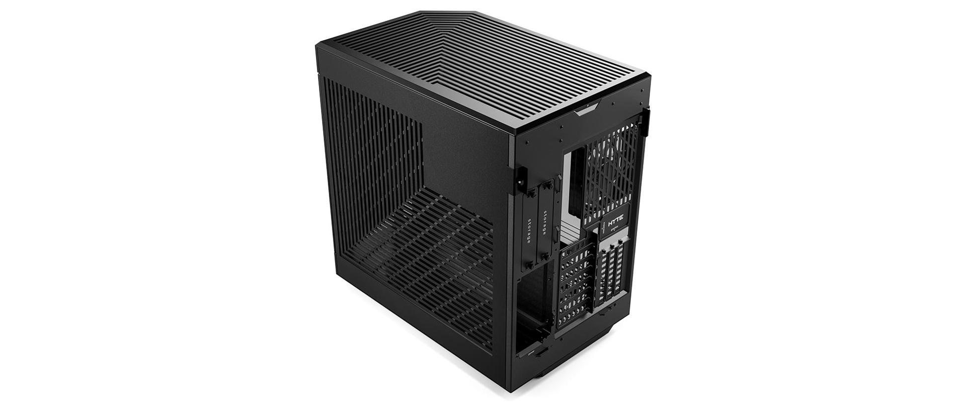 Hyte Y60 Dual Chamber Mid-Tower ATX Modern Aesthetic Case (Black/Black) - DataBlitz