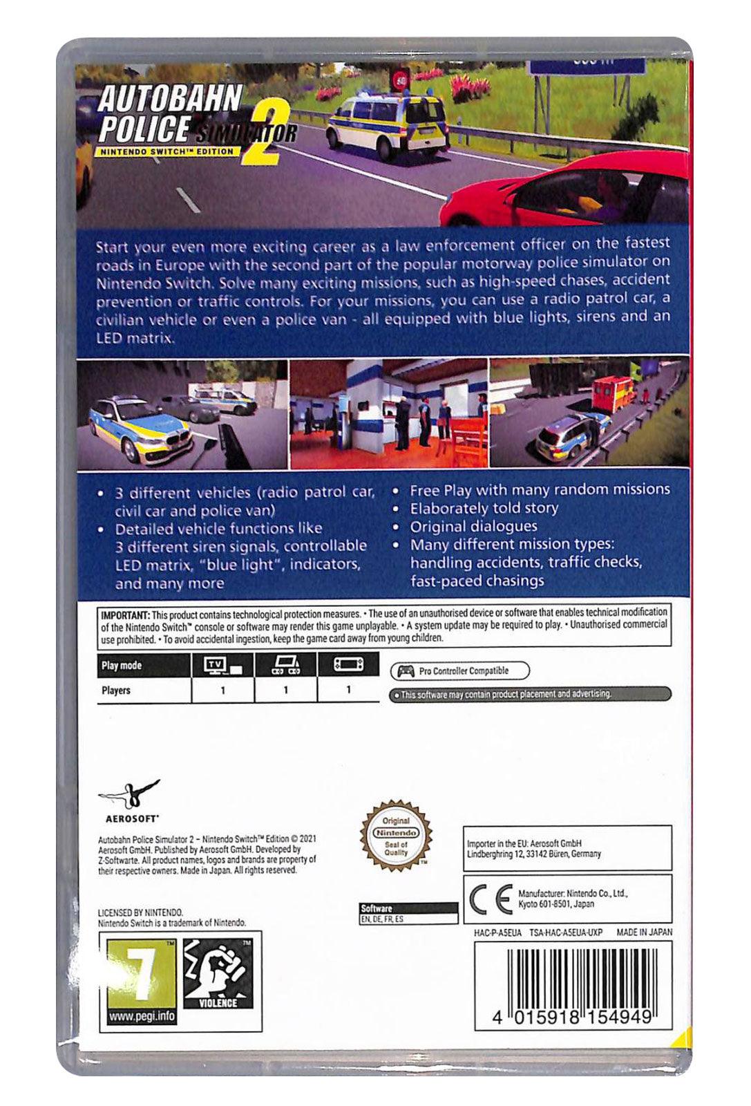Nintendo Switch Autobahn Police Simulator 2
