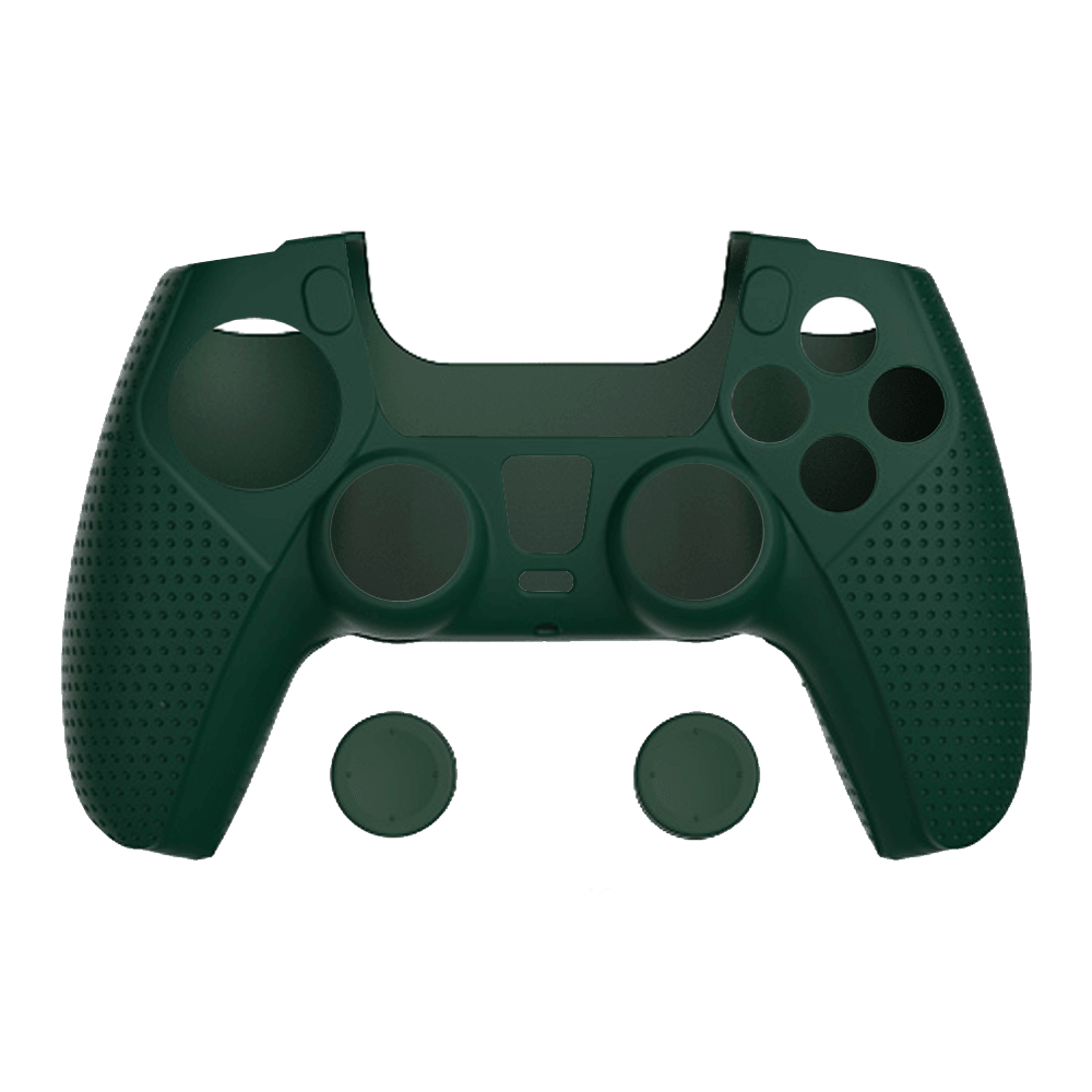 DOBE PS5 SILICONE PROTECTIVE KIT FOR P-5 (DARK GREEN) (TP5-0559) - DataBlitz