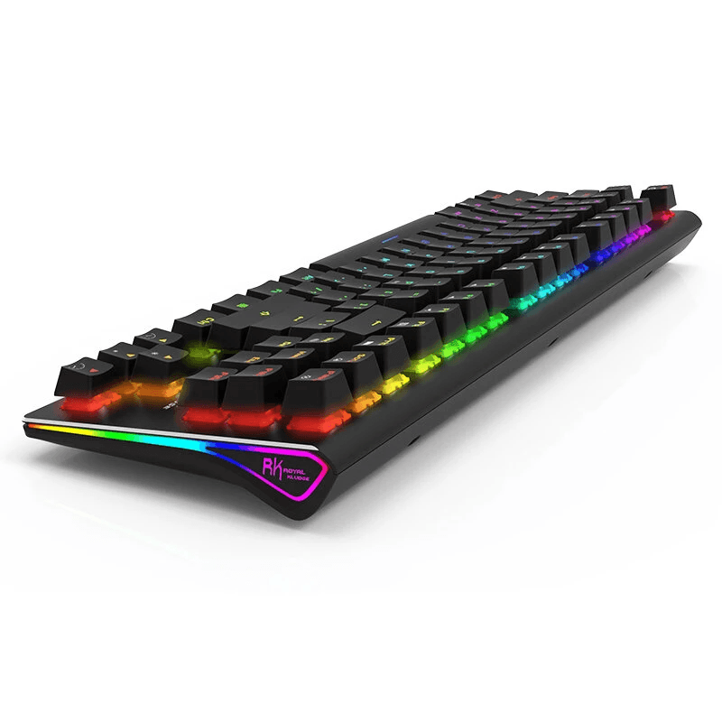 ROYAL KLUDGE G87 DUAL-MODE RGB 87 KEYS MECHANICAL KEYBOARD BLACK (BROWN SWITCH) - DataBlitz