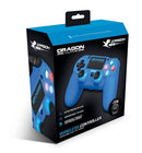 DRAGONWAR Dragon Shock 4 Wireless Controller Compatible For PS4/PC/Mobile (Blue) (GSPS4-BL) - DataBlitz