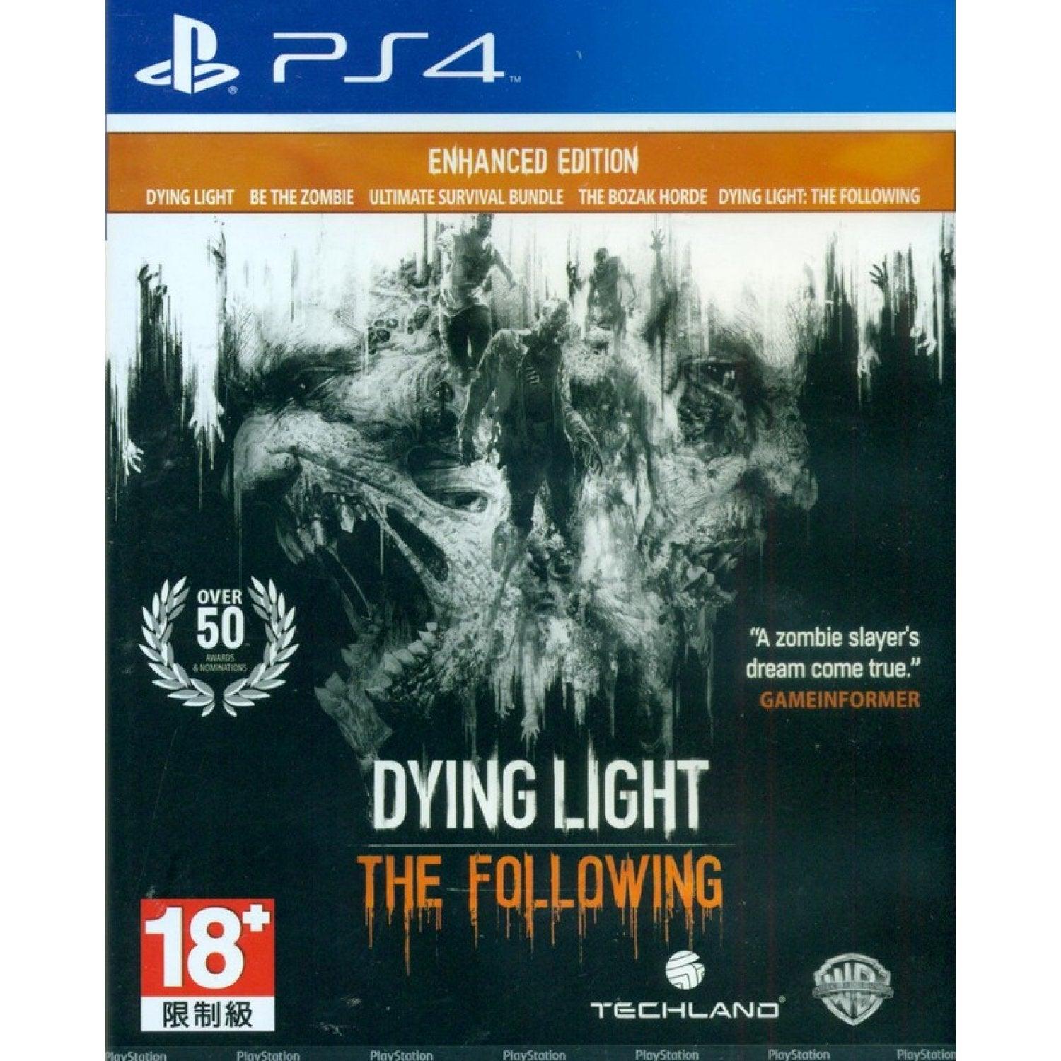 PS4 DYING LIGHT THE FOLLOWING ENHANCED EDITION REG.2 - DataBlitz