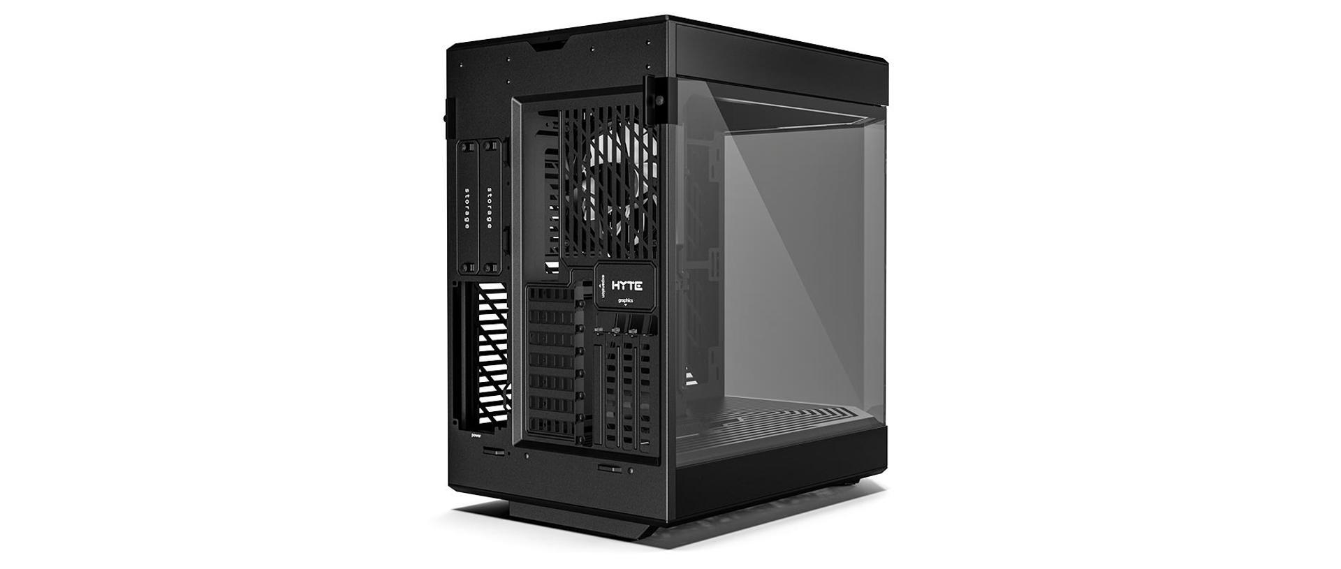 Hyte Y60 Dual Chamber Mid-Tower ATX Modern Aesthetic Case (Black/Black) - DataBlitz
