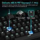 E-YOOSO K-620 Single Light With RGB Side Light 87 Keys Mechanical Keyboard Black/Gray (Blue Switch) - DataBlitz