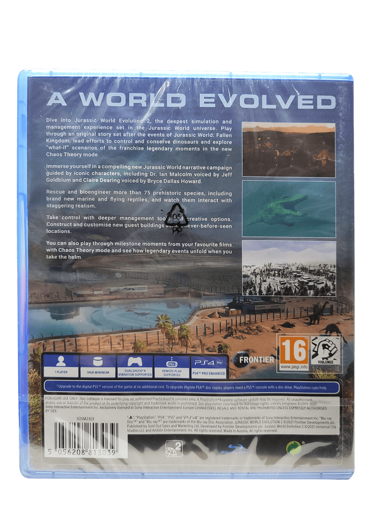 PS4 JURASSIC WORLD EVOLUTION 2 REG.2 - DataBlitz