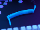 GLORIOUS COILED CABLE (ELECTRIC BLUE) - DataBlitz