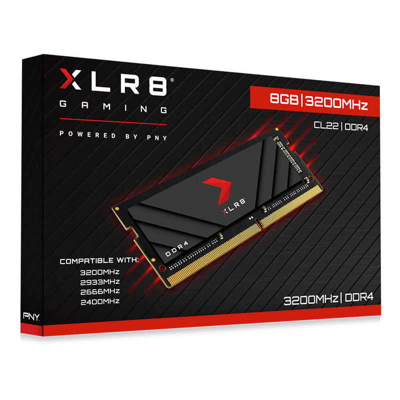 PNY XLR8 Gaming 8GB DDR4 3200MHZ CL22 SODIMM Memory