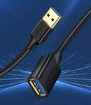 UGREEN USB 3.0 A Male To Female Extension Cable 1.5m (Black) (US129/30126) - DataBlitz