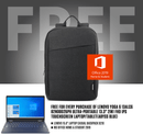 LENOVO YOGA 6 13ALC6 82ND002UPH ULTRA-PORTABLE TOUCHSCREEN LAPTOP/TABLET (ABYSS BLUE) | 13.3” FHD | 8GB DDR4 | 512GB SSD | AMD RADEON | WIN 10 + MS OFFICE HOME & STUDENT CASUAL BAG B210 - DataBlitz