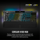 CORSAIR K100 RGB OPTICAL MECHANICAL GAMING KEYBOARD (LINEAR & HYPER FAST) - DataBlitz