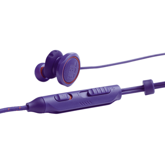 JBL QUANTUM 50 WIRED IN-EAR GAMING HEADSET W/ VOLUME SLIDER & MIC MUTE (PURPLE) - DataBlitz