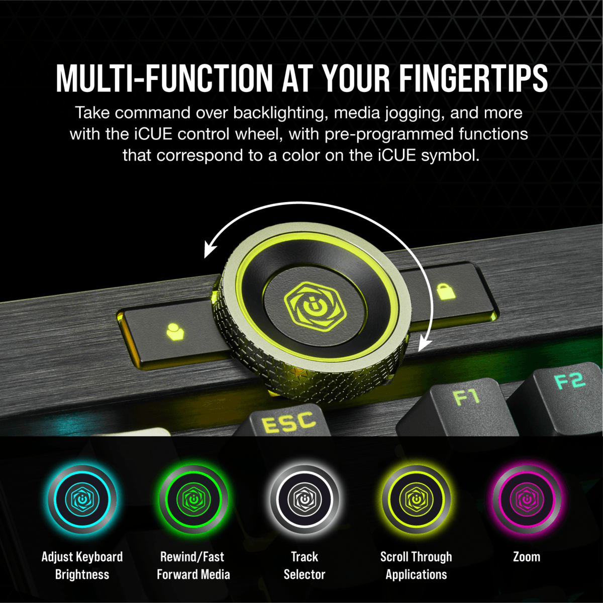 CORSAIR K100 RGB OPTICAL MECHANICAL GAMING KEYBOARD (LINEAR & HYPER FAST) - DataBlitz