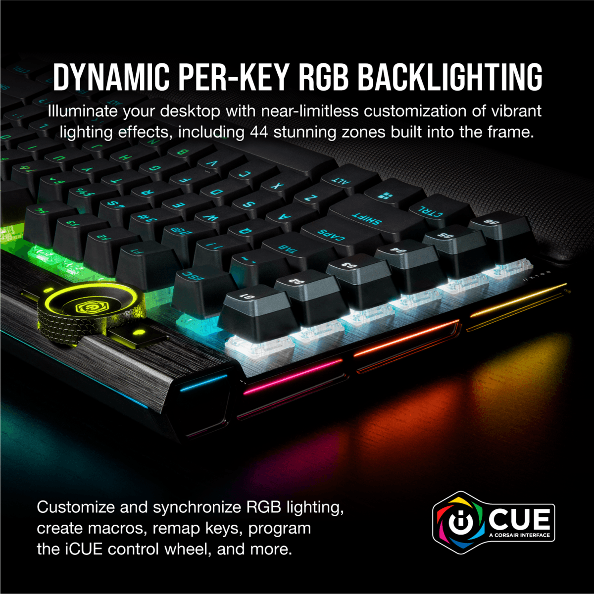 CORSAIR K100 RGB OPTICAL MECHANICAL GAMING KEYBOARD (LINEAR & HYPER FAST) - DataBlitz