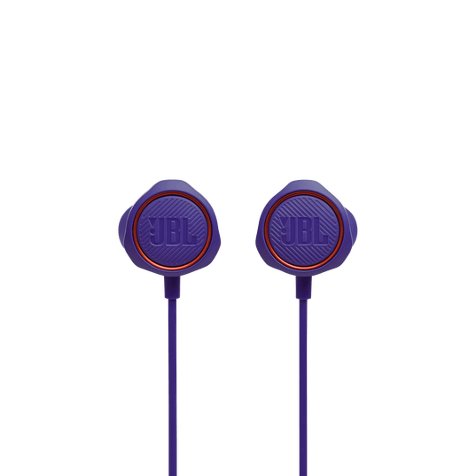 JBL QUANTUM 50 WIRED IN-EAR GAMING HEADSET W/ VOLUME SLIDER & MIC MUTE (PURPLE) - DataBlitz