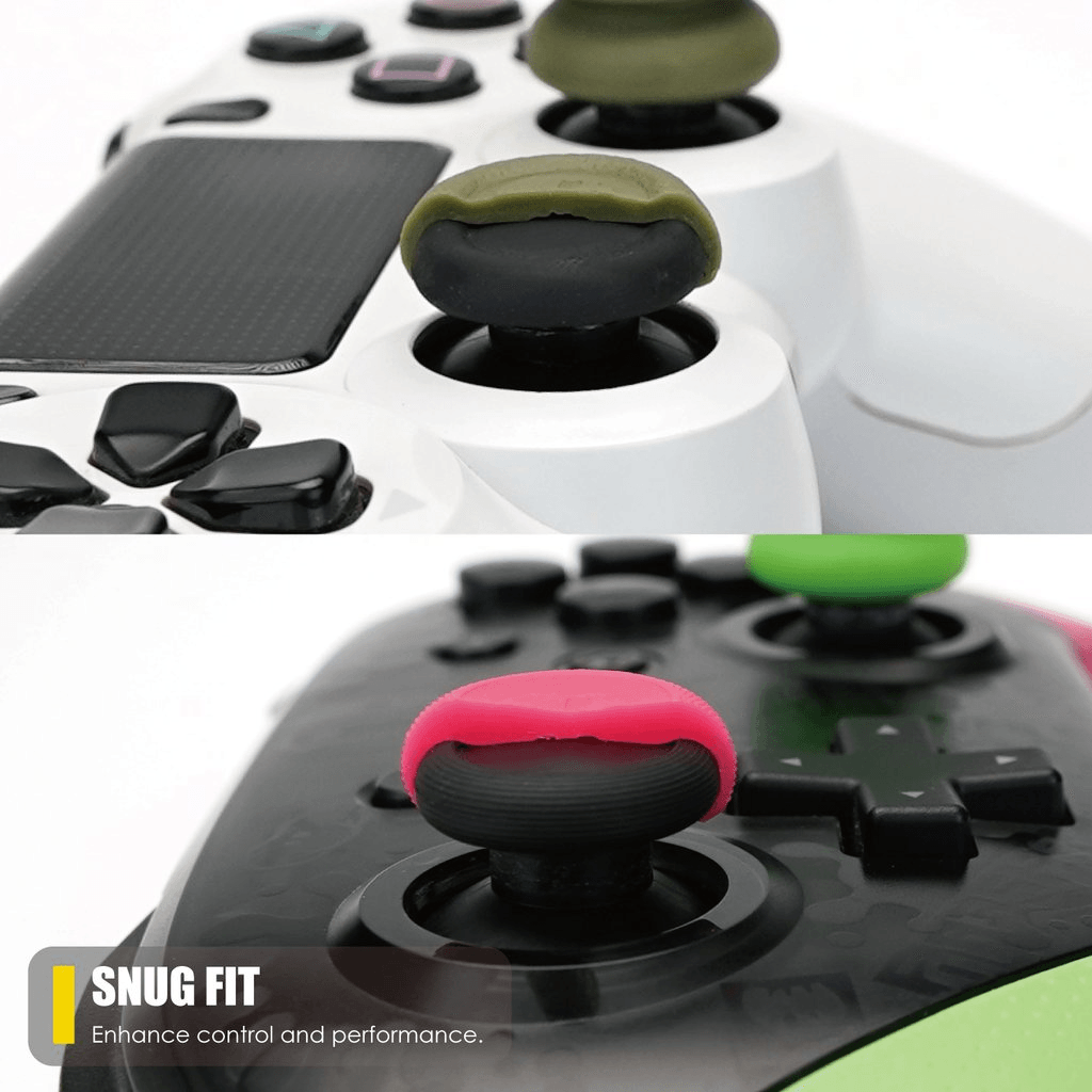 SKULL & CO. NSW THUMB GRIP FOR SWITCH PRO/PS4/PS5 CONTROLLER (OD GREEN) (SET OF 6) - DataBlitz