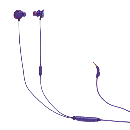 JBL QUANTUM 50 WIRED IN-EAR GAMING HEADSET W/ VOLUME SLIDER & MIC MUTE (PURPLE) - DataBlitz