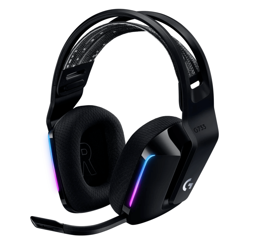 LOGITECH G733 LIGHTSPEED WIRELESS RGB GAMING HEADSET (BLACK) - DataBlitz