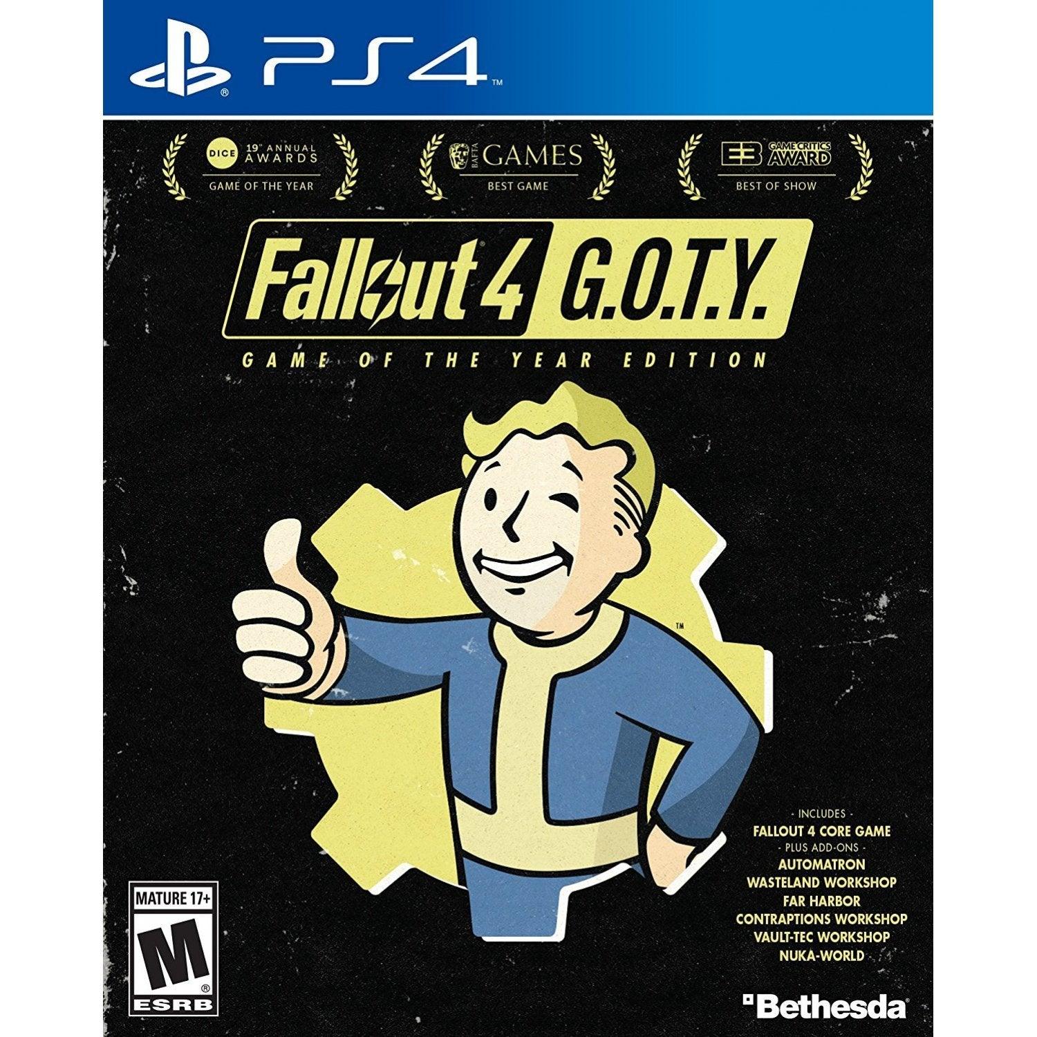 DataBlitz PS4 Fallout 4 Game Of The Year Edition All US SP COVER