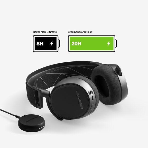 STEELSERIES ARCTIS 9 DUAL WIRELESS GAMING HEADSET (PN61484) - DataBlitz