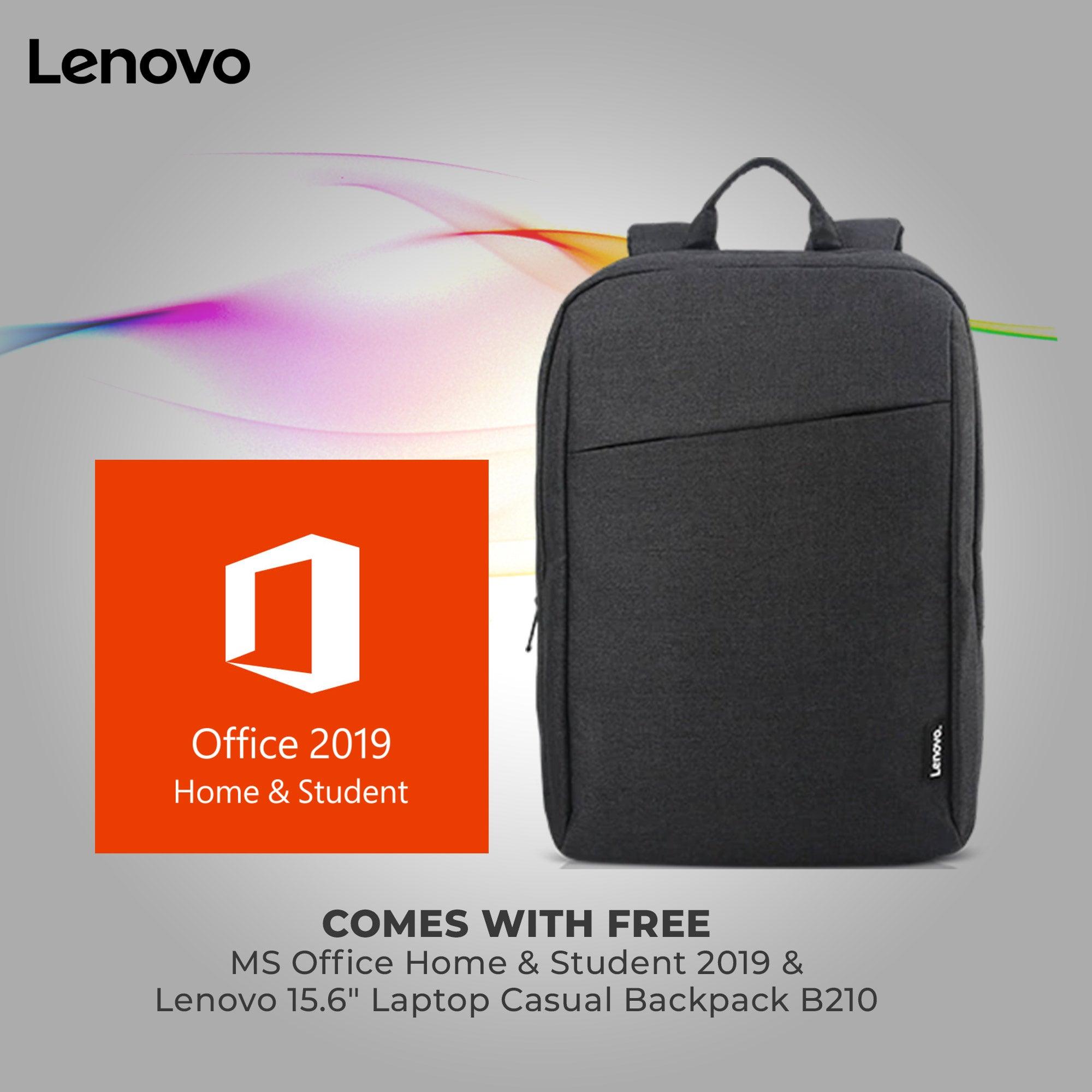 LENOVO YOGA SLIM 7 PRO 14ACH5 82MS0014PH LAPTOP (SLATE GREY) | 14" FHD | RYZEN 7 5800H | 16GB DDR4 | 1TB SSD | AMD RADEON | WIN10 + MS OFFICE HOME & STUDENT 2019 + LENOVO 15.6-INCH LAPTOP CASUAL BACKPACK B210 - DataBlitz
