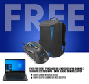 LENOVO IDEAPAD GAMING 3 15ARH05 (82EY00FMPH - ONYX BLACK) GAMING LAPTOP | 15.6" FHD | RYZEN 7 | 8GB DDR4 | 1TB HDD | GTX 1650 | WIN10 +  LENOVO IDEAPAD GAMING BACKPACK - DataBlitz