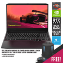 LENOVO IDEAPAD GAMING 3 15ACH6 82K20037PH 165HZ LAPTOP (SHADOW BLACK) | 15.6" FHD | RYZEN 7 5800H | 8GB DDR4 | 512GB SSD | RTX3060 | WIN11 + M100 RGB GAMING MOUSE + LENOVO IDEAPAD BACKPACK - DataBlitz