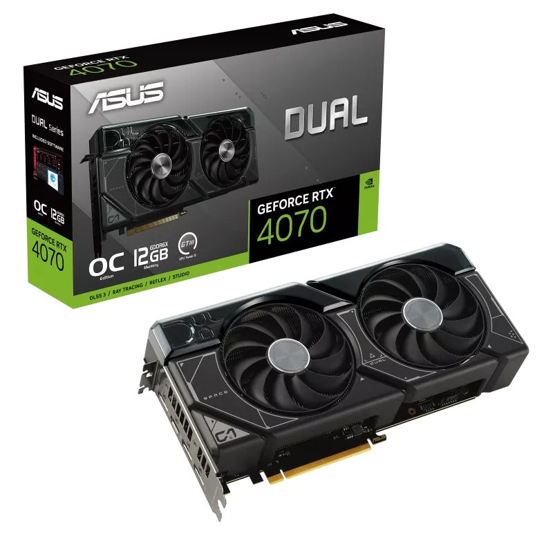 Asus Dual GeForce RTX 4070 OC 12GB GDDR6X Graphics Card