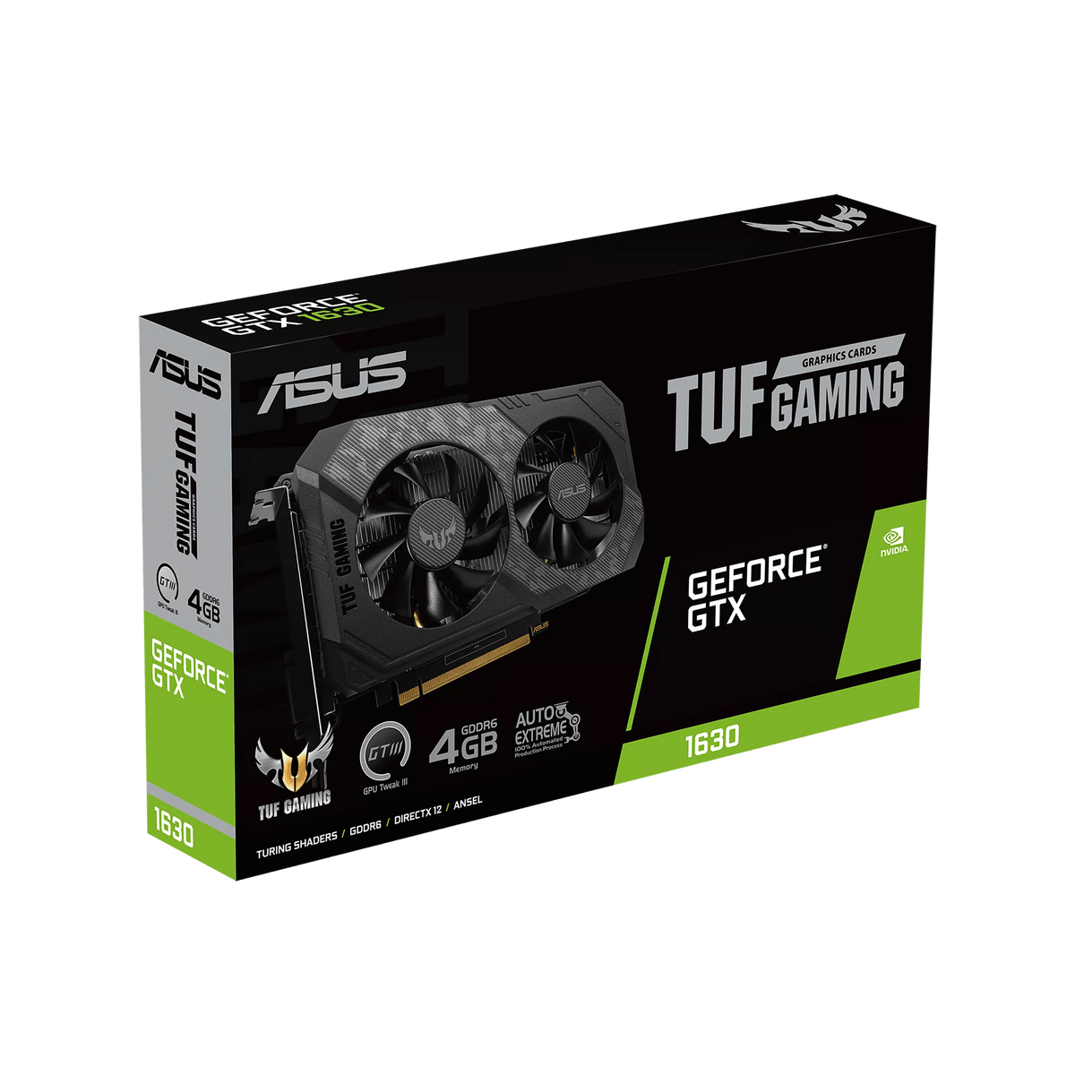 ASUS TUF GeForce GTX 1630 04G Gaming Graphics Card - DataBlitz
