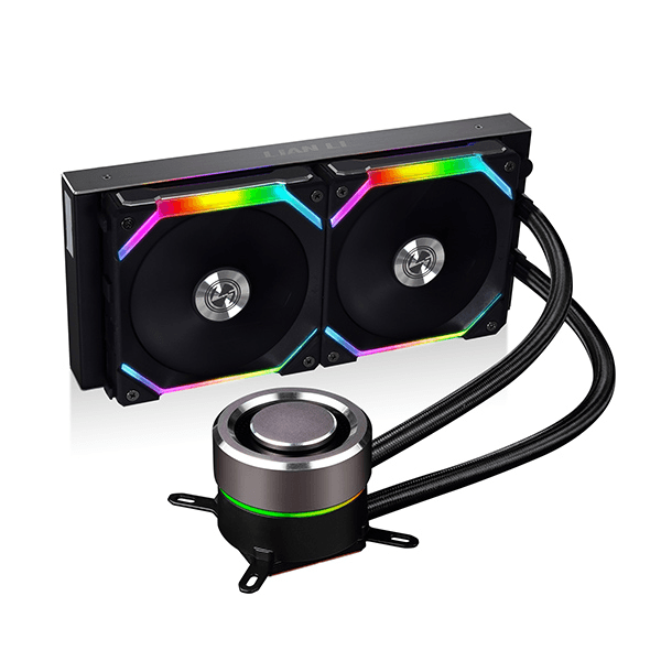 Lian Li Galahad AIO 240 RGB Uni Fan SL120 Edition Closed Loop CPU Cooler (Black) (GA-240SLB) - DataBlitz