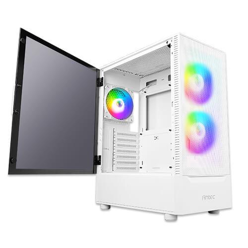 Antec NX410W V2 ATX Mid-Tower Gaming Case (White) + Antec 30X60 Gaming Mouse Pad - DataBlitz