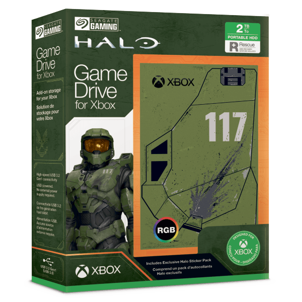 XBOX SEAGATE RGB 2TB GAME DRIVE HALO INFINITE SPECIAL EDITION - DataBlitz