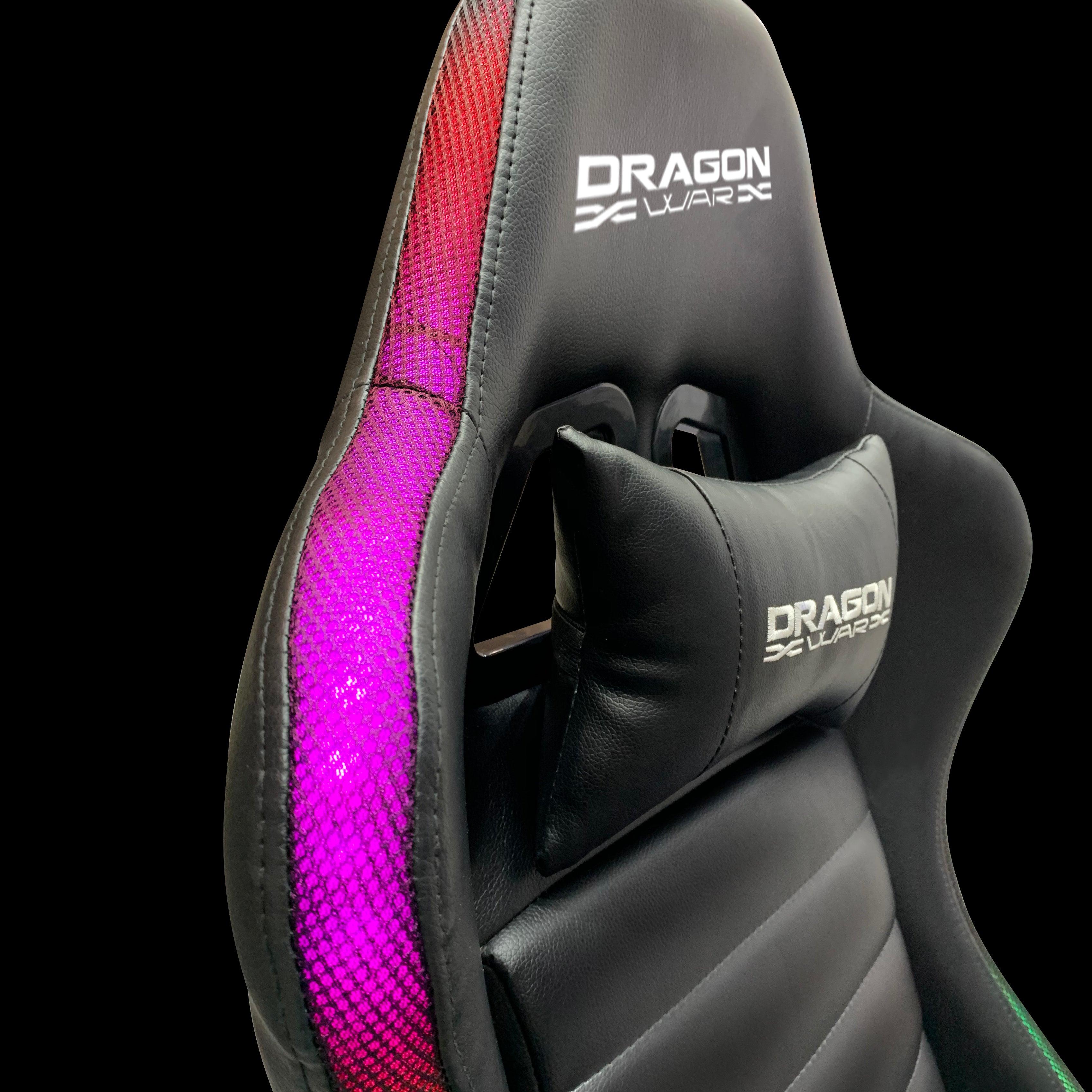 Dragonwar RGB Lighting Effect Gaming Chair (GC-015-Black) - DataBlitz