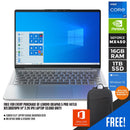 LENOVO IDEAPAD 5 PRO 14ITL6 82L30028PH LAPTOP (CLOUD GREY) | 14" 2.2K | i7-1165G7 | 16GB DDR4 | 1TB SSD | MX450 | WIN10 + MS OFFICE HOME & STUDENT LENOVO CASUAL BACKPACK B210 - DataBlitz