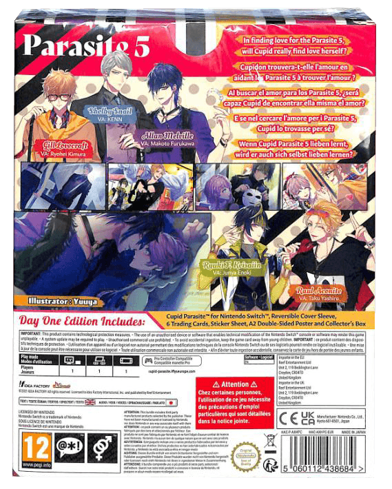 Nintendo Switch Cupid Parasite Day One Edition