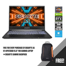 GIGABYTE A5 K1-APH1130SB Gaming Laptop | 15.6” FHD | R5 5600 H | 16GB RAM | 512GB SSD | RTX 3060 | Windows 11 Home | GIGABYTE Backpack - DataBlitz