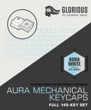 GLORIOUS AURA MECHANICAL KEYCAPS V2 (WHITE) - DataBlitz