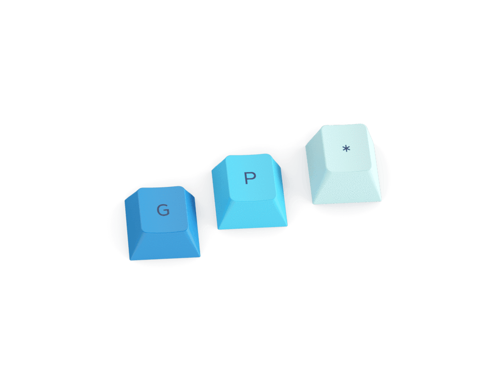 GLORIOUS PREMIUM PBT KEYCAPS (OCEAN) - DataBlitz