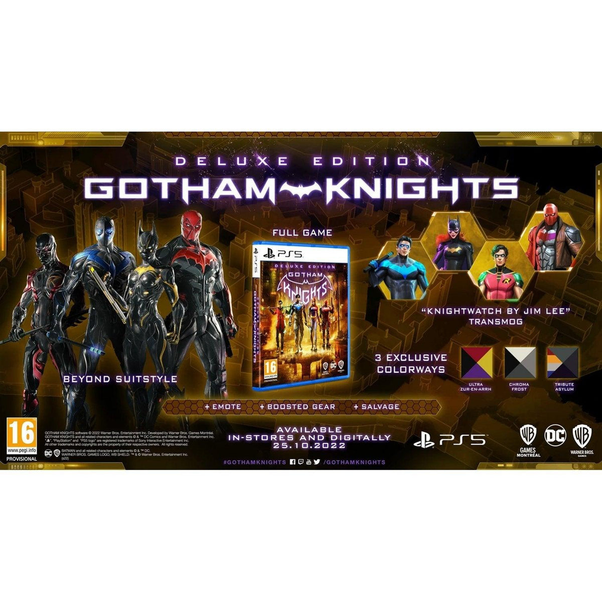 PS5 Gotham Knights Deluxe Edition (ASIAN) - DataBlitz