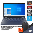 LENOVO YOGA 6 13ALC6 82ND00AQPH LAPTOP (ABYSS BLUE) | 13.3" FHD | RYZEN 5 5500U | 8GB DDR4 | 512GB SSD | AMD RADEON | WIN11 + MS OFFICE HOME & STUDENT 2021 + LENOVO CASUAL BACKPACK B210 - DataBlitz