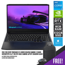 LENOVO IDEAPAD GAMING 3 15IHU6 82K100Y2PH 165HZ GAMING LAPTOP (SHADOW BLACK) | 15.6"FHD | i5-11320H | 8GB DDR4 | 512GB SSD | RTX3050TI | WIN11 + M100 RGB GAMING MOUSE + CASUAL BACKPACK B210 - DataBlitz