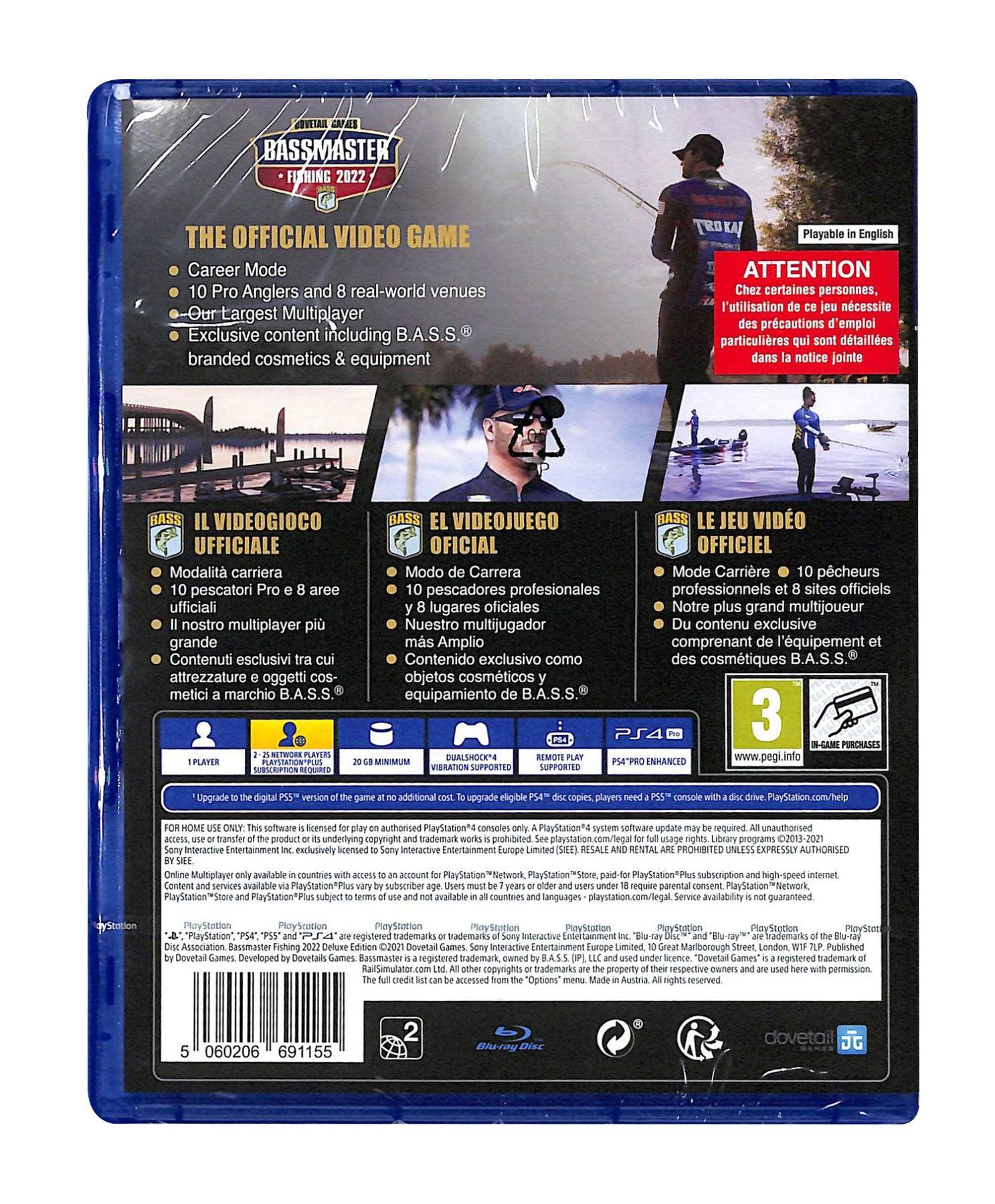 PS4 BASSMASTER FISHING 2022 DELUXE EDITION REG.2 (ENG/EU) - DataBlitz