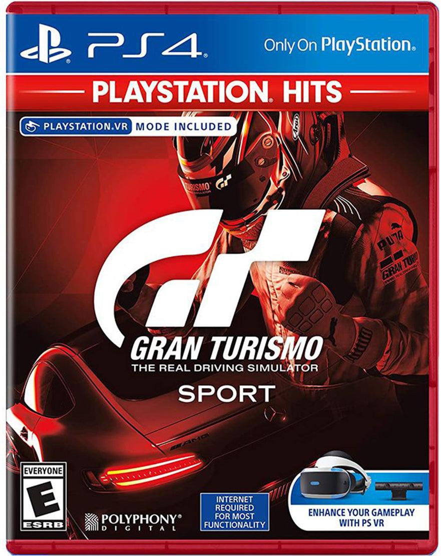PS4 GRAN TURISMO SPORT THE REAL DRIVING SIMULATOR VR PLAYSTATION HITS