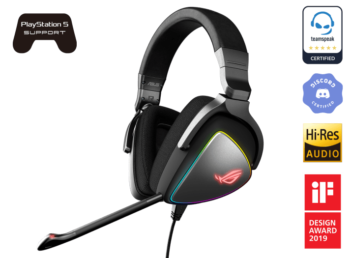 ASUS ROG DELTA RGB QUAD-DAC GAMING HEADSET - DataBlitz