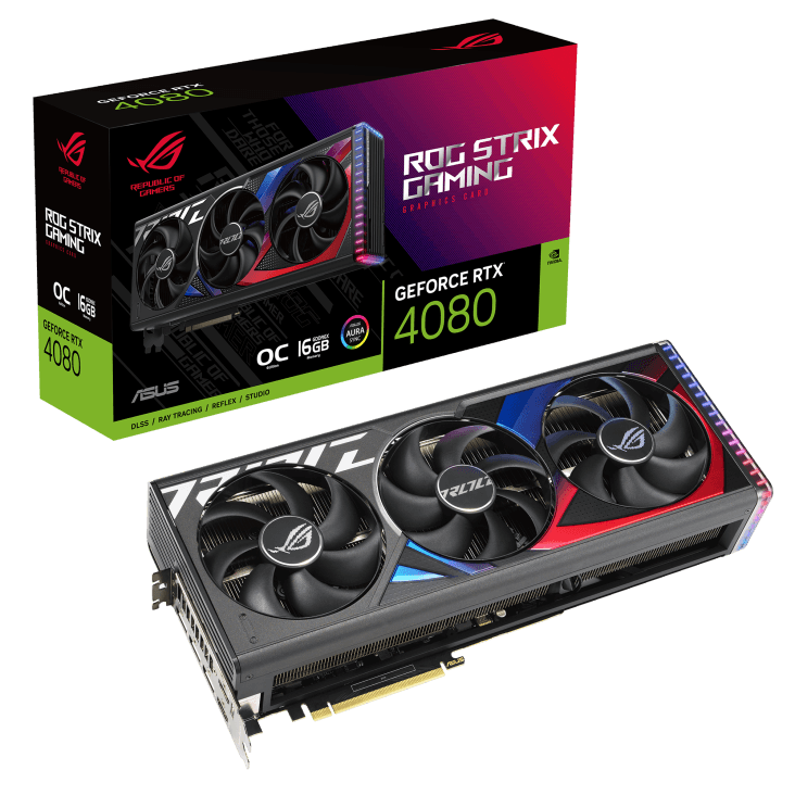 ASUS ROG Strix GeForce RTX 4080 O16G Gaming Graphics Card - DataBlitz