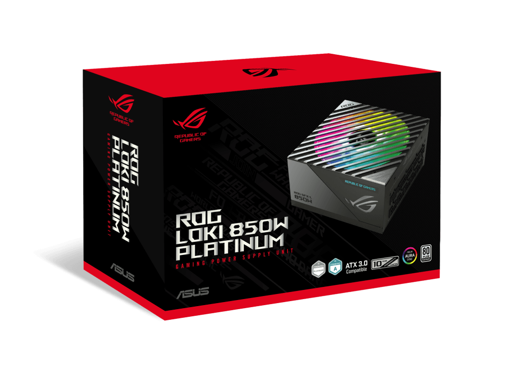 ASUS ROG LOKI SFX-L 850W Platinum Gaming Power Supply - DataBlitz