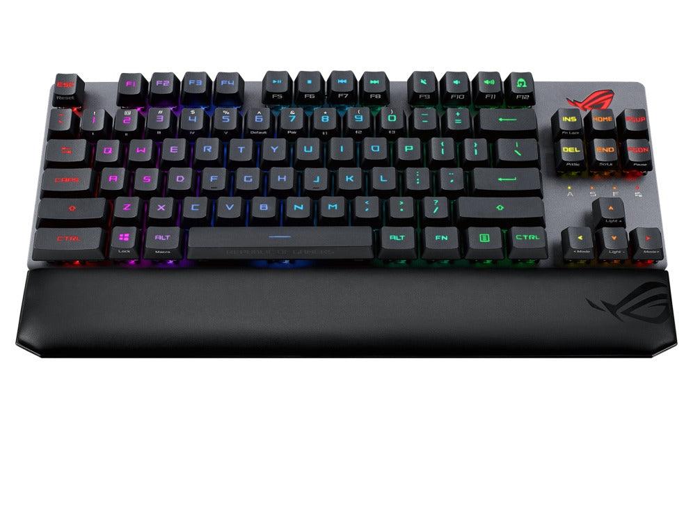 Asus ROG Strix Scope RX TKL Wireless Deluxe Optical Mechanical Gaming Keyboard (ROG RX Blue Switch Clicky & Speedy) (X807) - DataBlitz